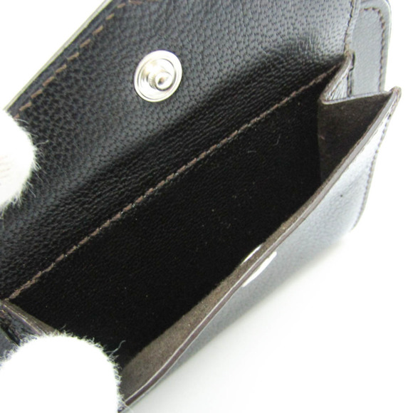 CARTIER Les Must Card Case L3001124 Women,Men Goatskin Coin Purse/coin Case Blac - Picture 4 of 10